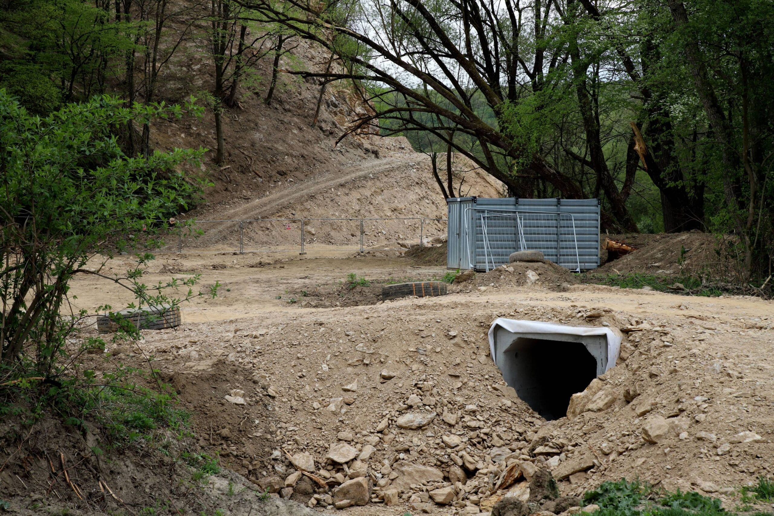 Cyklotrasa Družstevná pri Hornáde-Kostoľany nad Hornádom - aktuálny stav územia