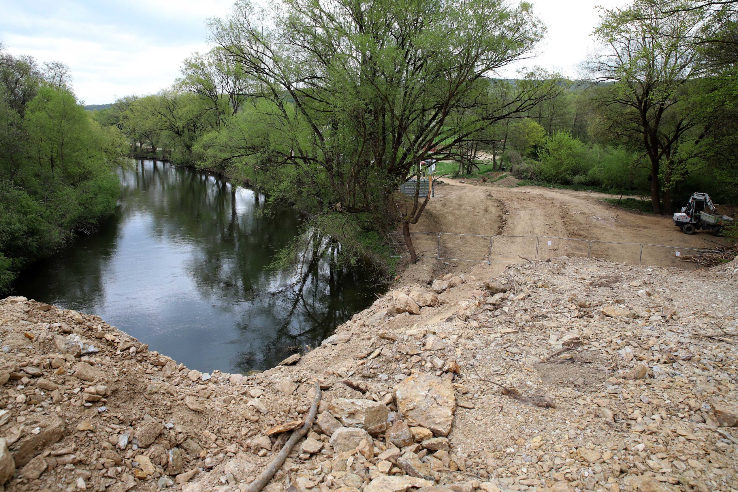 Cyklotrasa Družstevná pri Hornáde-Kostoľany nad Hornádom - aktuálny stav územia