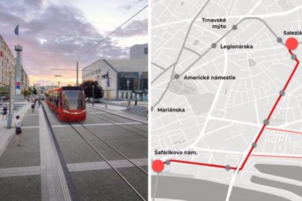 Električka v Bratislave