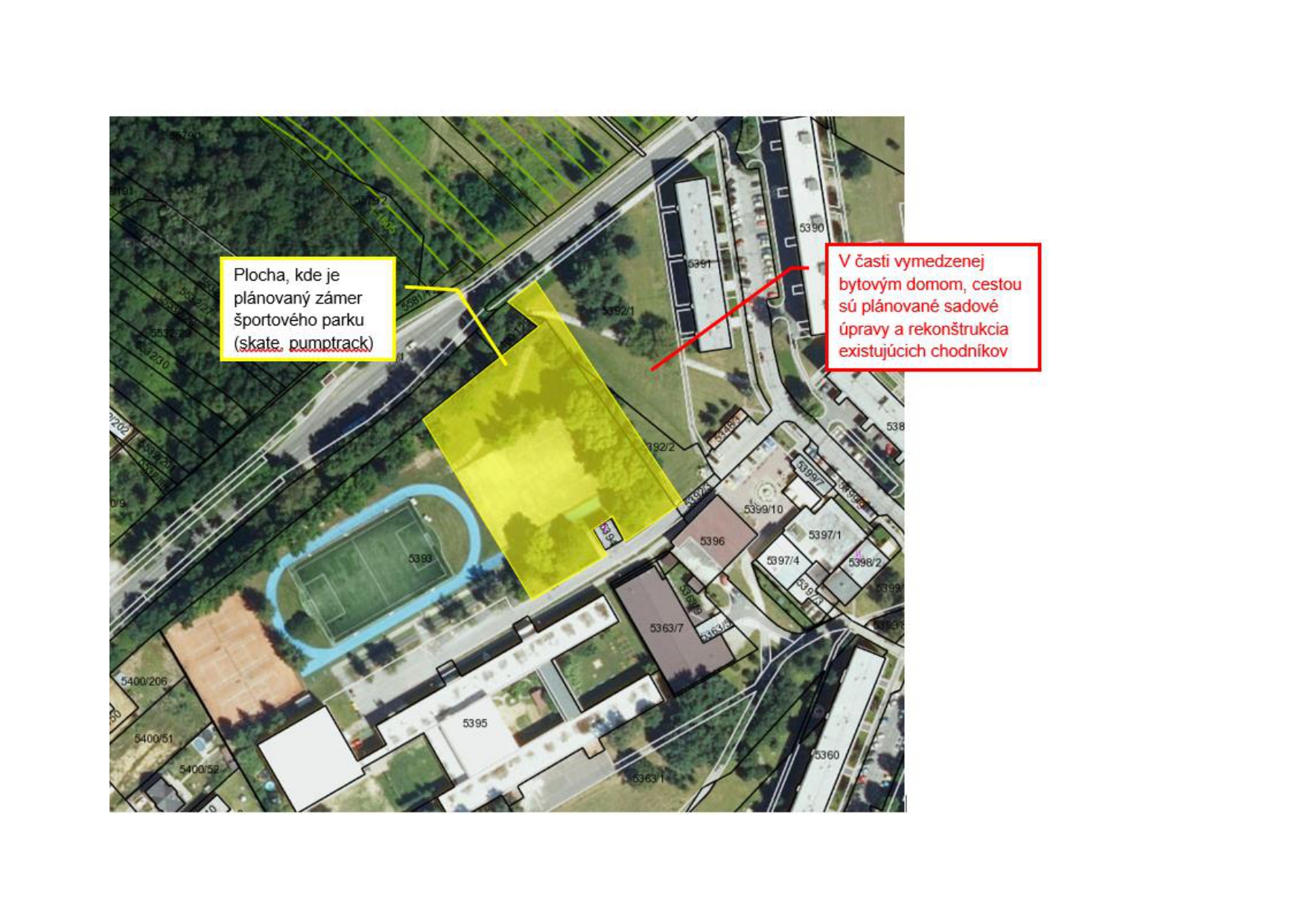 Skatepark a pumptrack, Prievidza