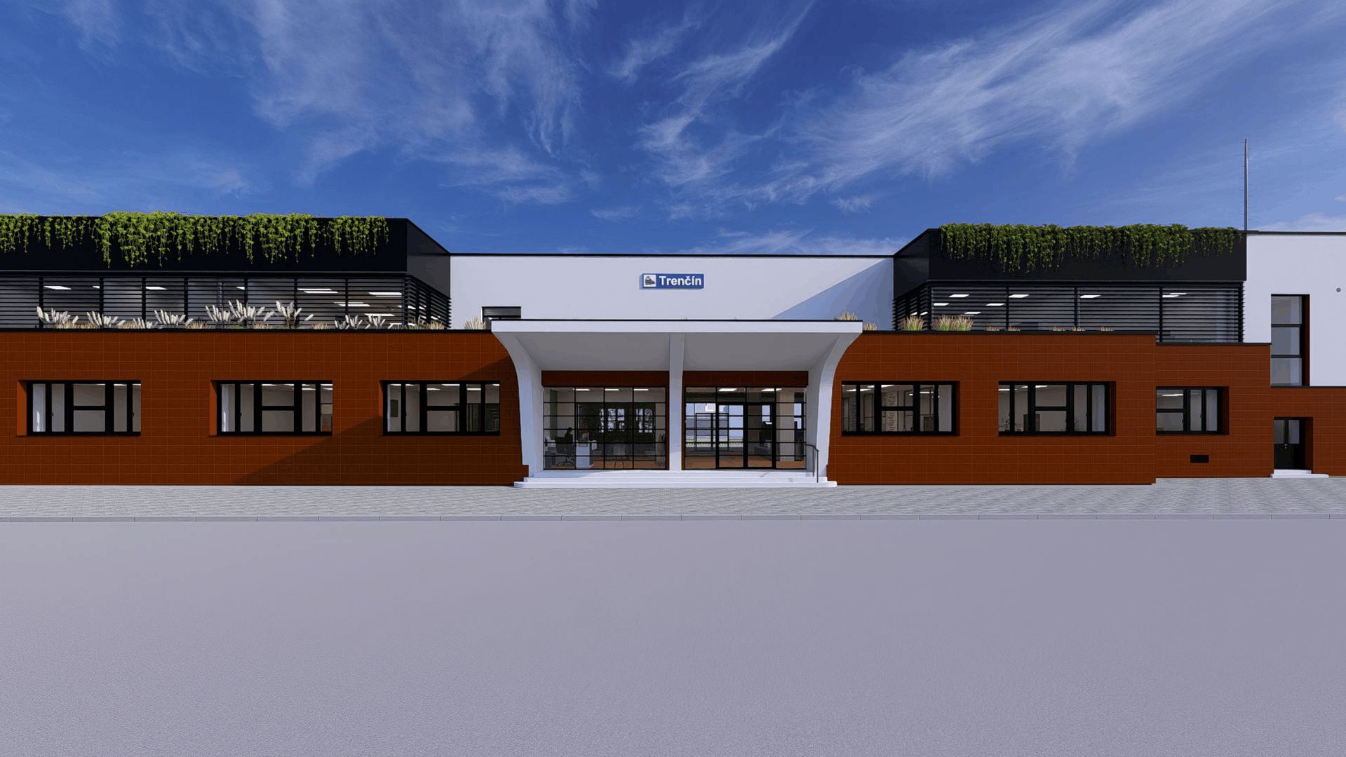 Vstup do budovy ŽST Trenčín bude prehľadnejší a elegantnejší.