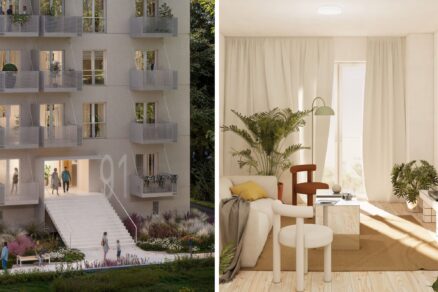 Vizualizácia bytového domu Záhradnícka