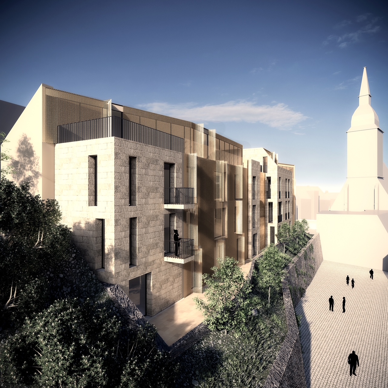 Polyfunkčný objekt Zámocké schody, Bratislava-Staré Mesto