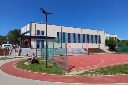 Mestská tréningová hala na Pionierskej ulici v Bratislave.