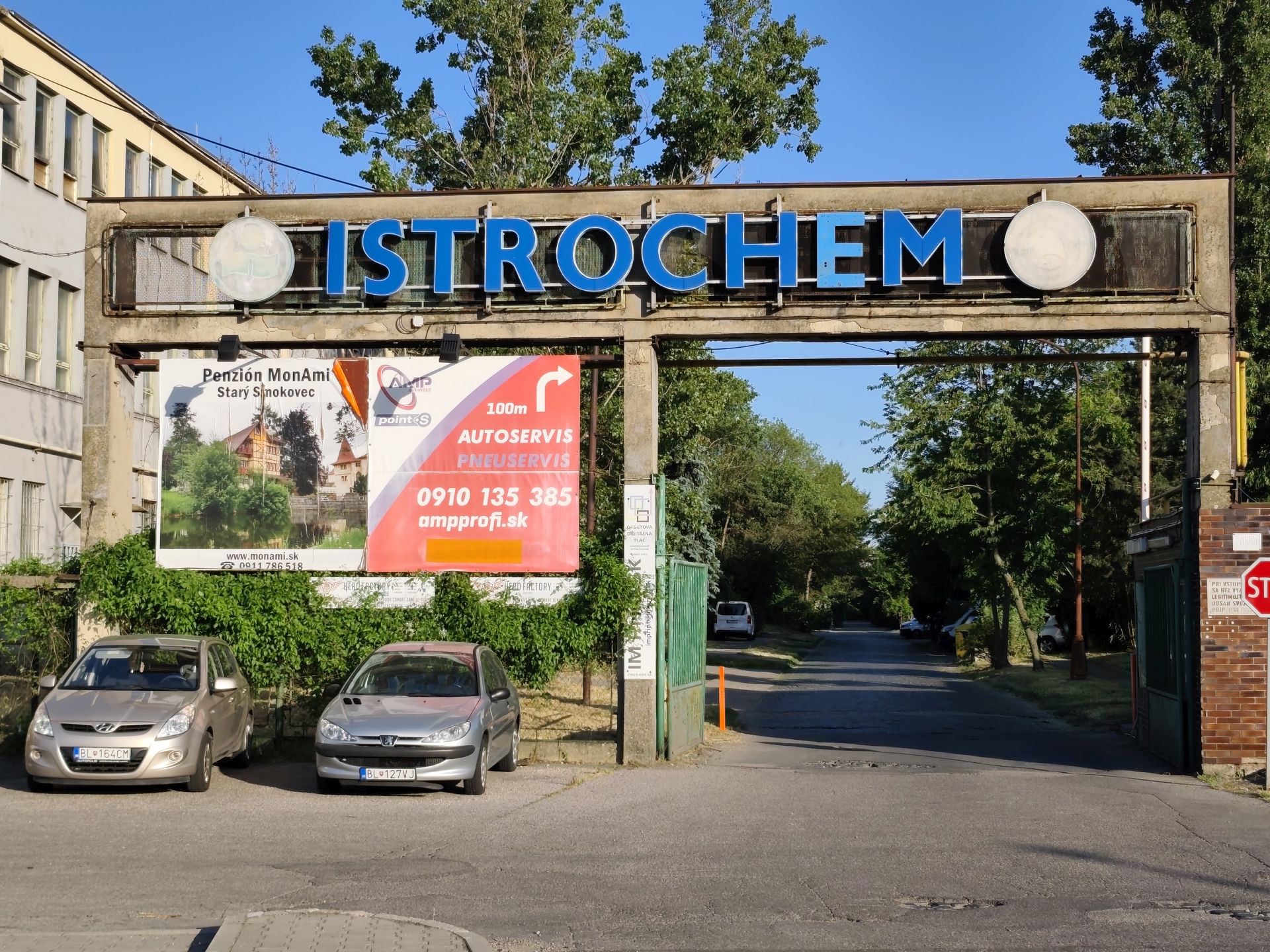 Infraštruktúra po chemickej výrobe v Istrocheme