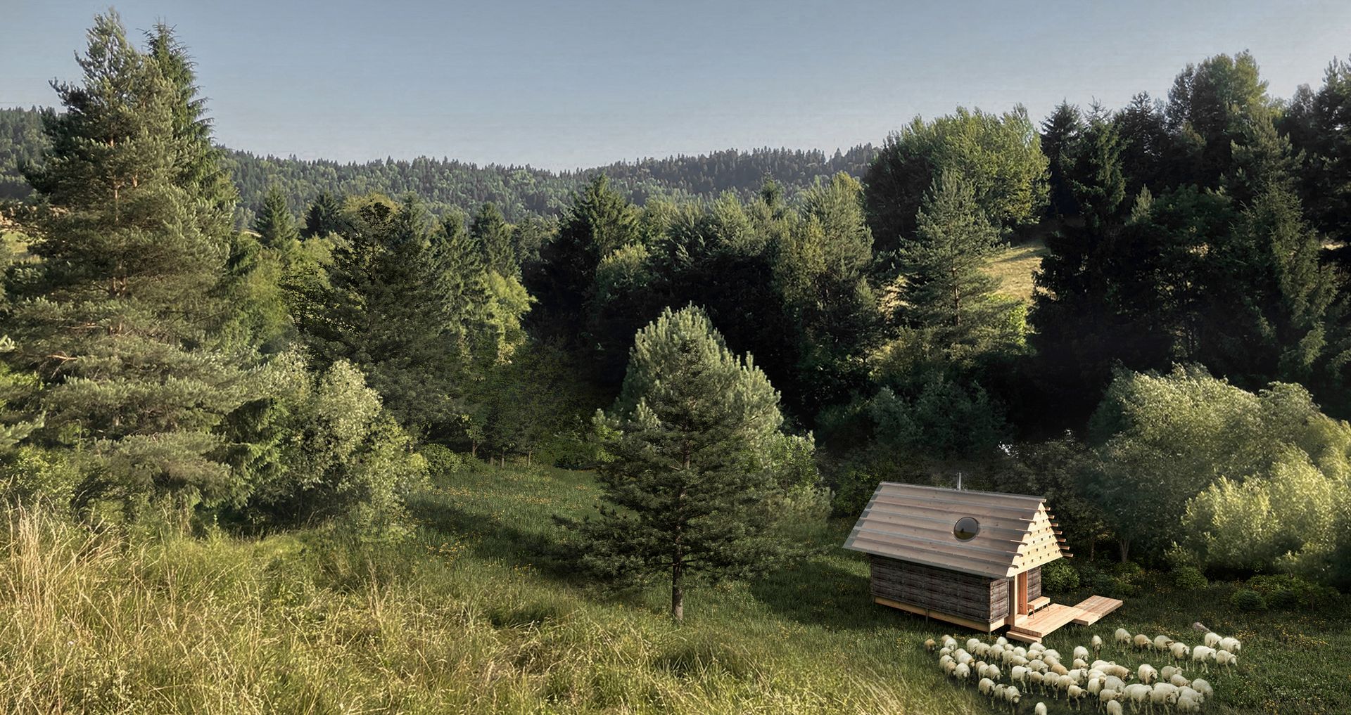 Komunitná sauna na Podpoľaní