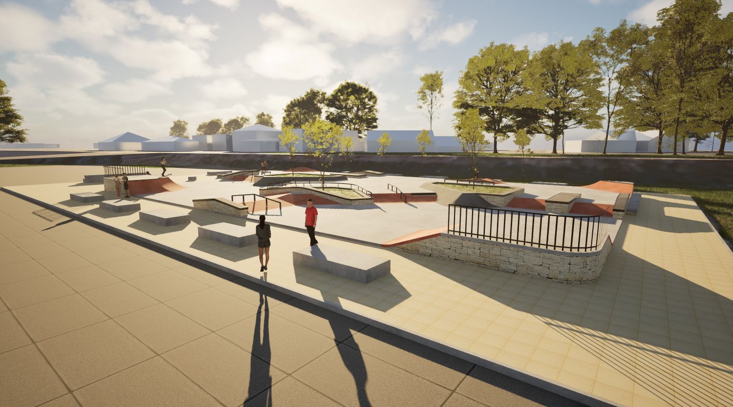Komárno plánuje v najbližších mesiacoch vybudovať tri nové voľnočasové športoviská na nábreží Váhu: moderný skatepark, streetballové ihrisko a pumptrack dráhu.