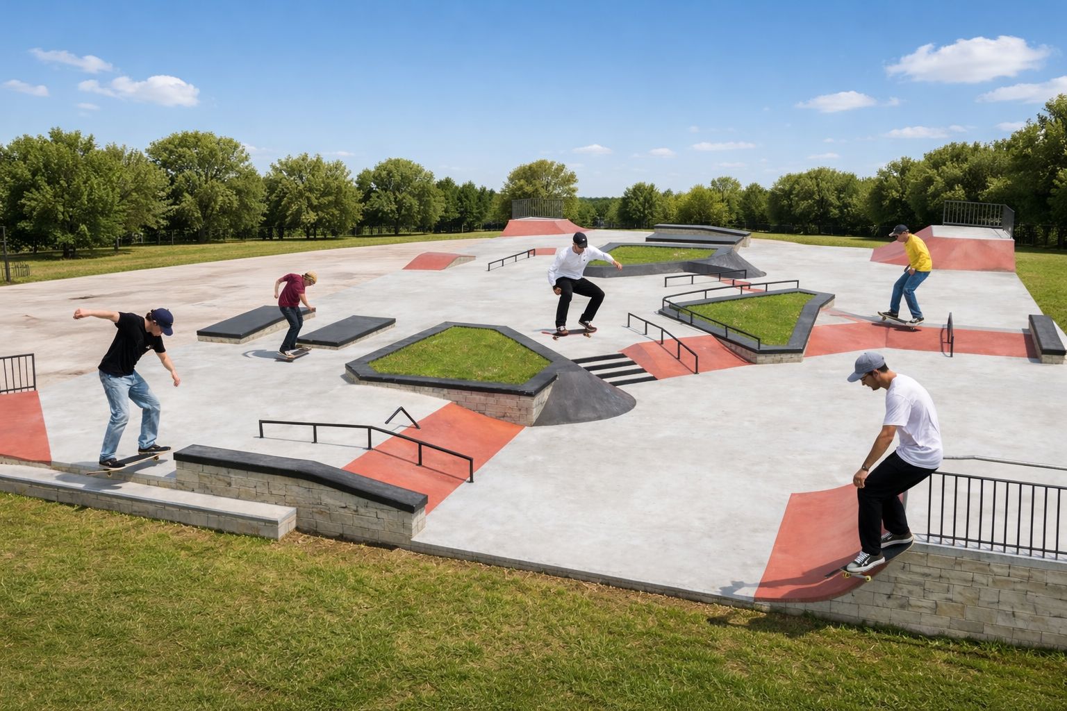 Komárno plánuje v najbližších mesiacoch vybudovať tri nové voľnočasové športoviská na nábreží Váhu: moderný skatepark, streetballové ihrisko a pumptrack dráhu.