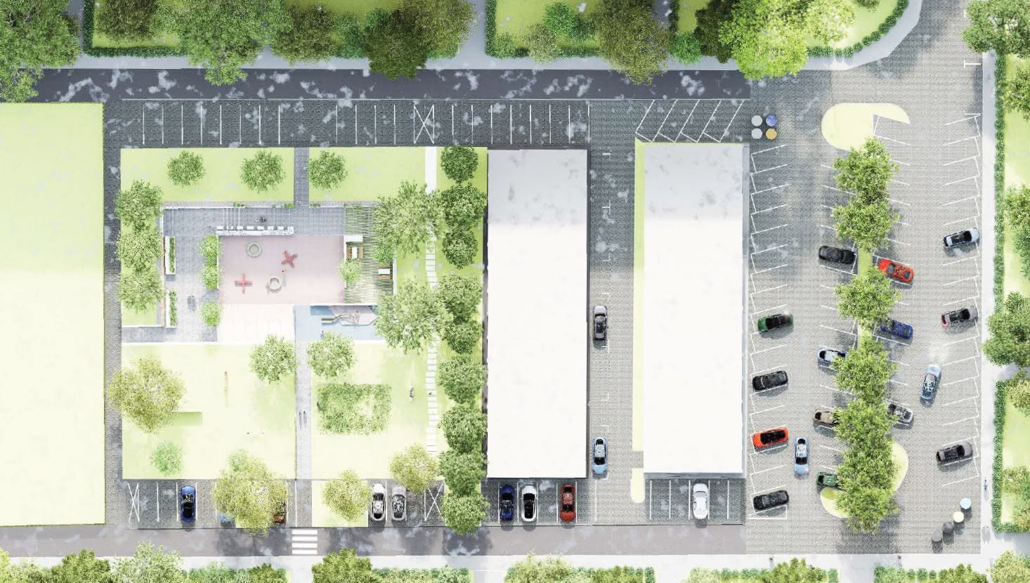 Revitalizácia vnútrobloku na Narcisovej ulici, Bratislava-Ružinov
