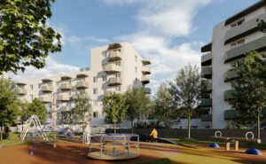 TRYO prinesie do Dúbravky 180 bytov a apartmánov. Lokalita získava na hodnote aj vďaka dostupnosti električkou