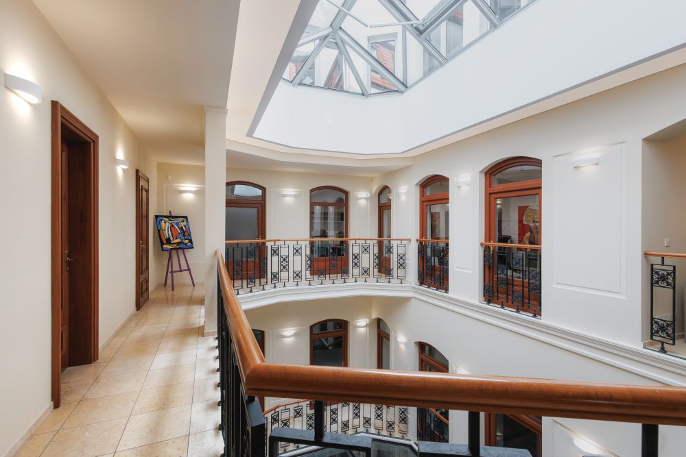 Zrekonštruované spoločné časti historickej budovy 