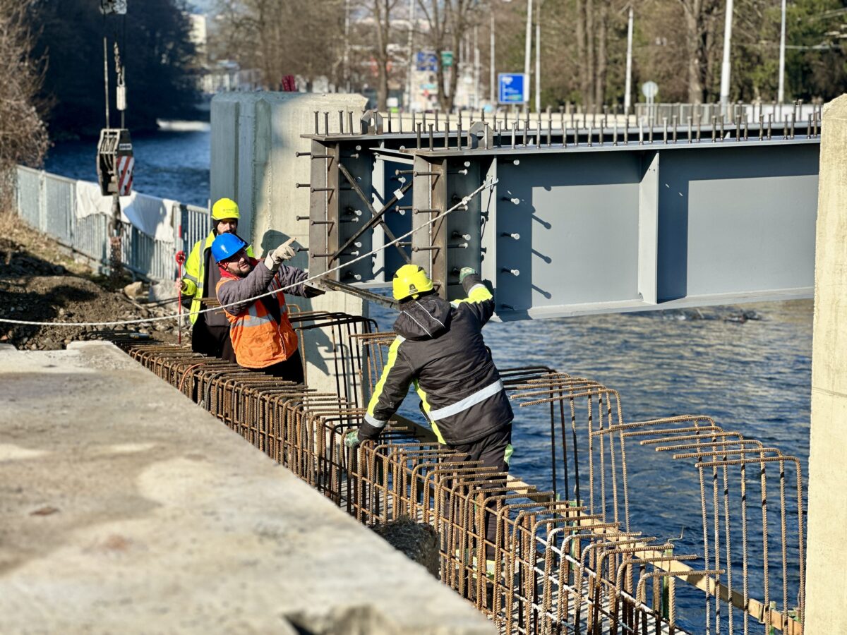 Nový most pri malej železničnej stanici, Banská Bystrica