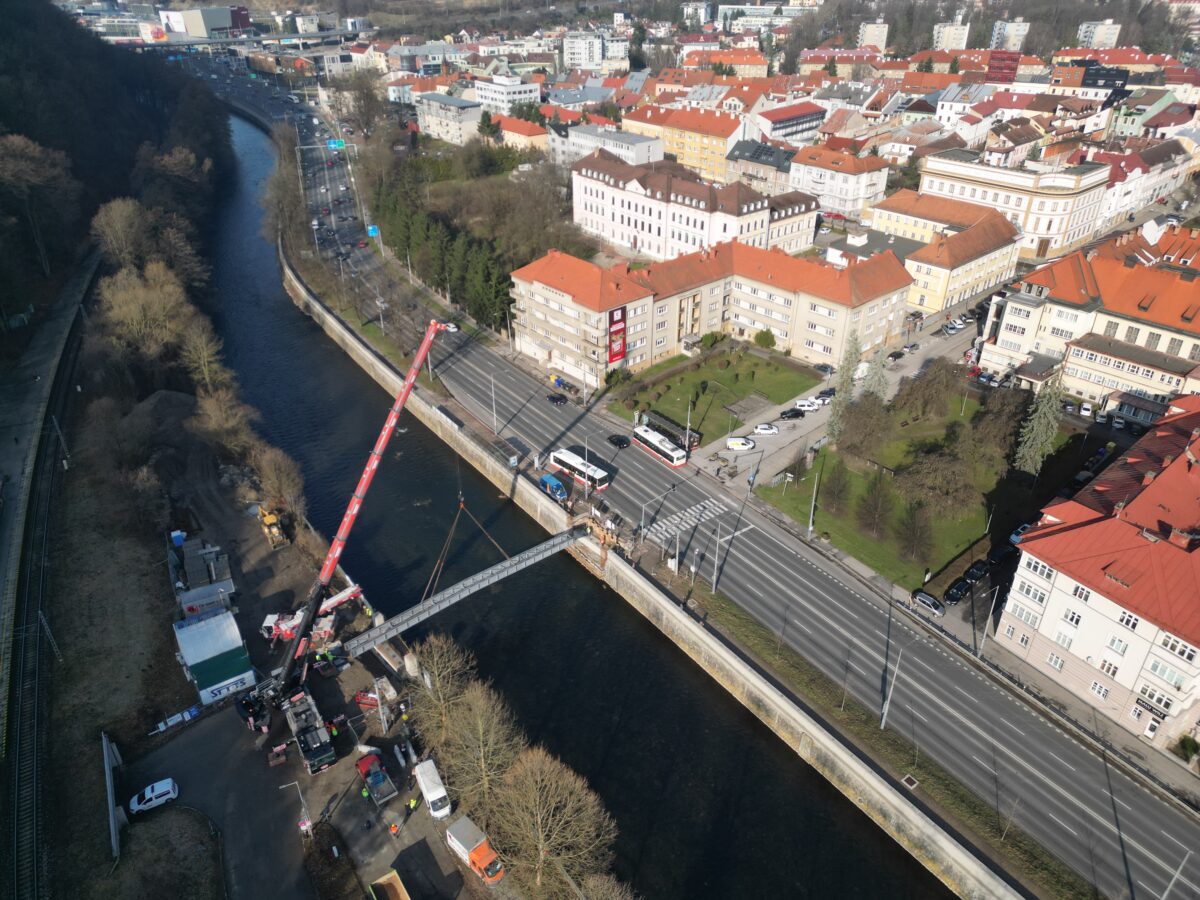 Nový most pri malej železničnej stanici, Banská Bystrica