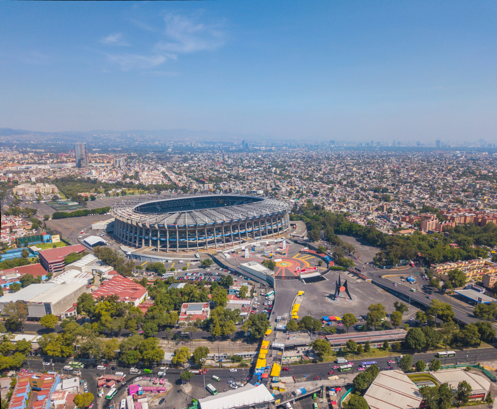 Estadio Azteca v Mexiku 