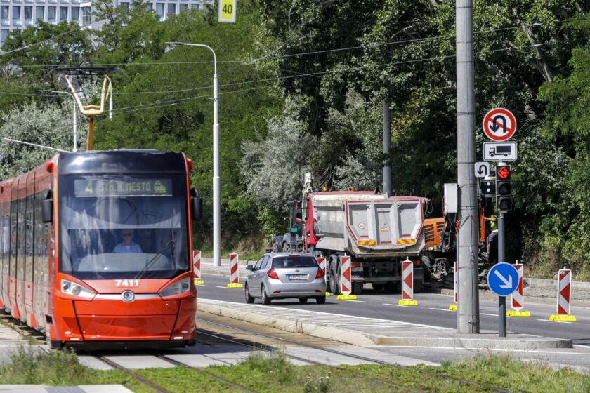 trolejbusová trať Patrónka - Riviéra