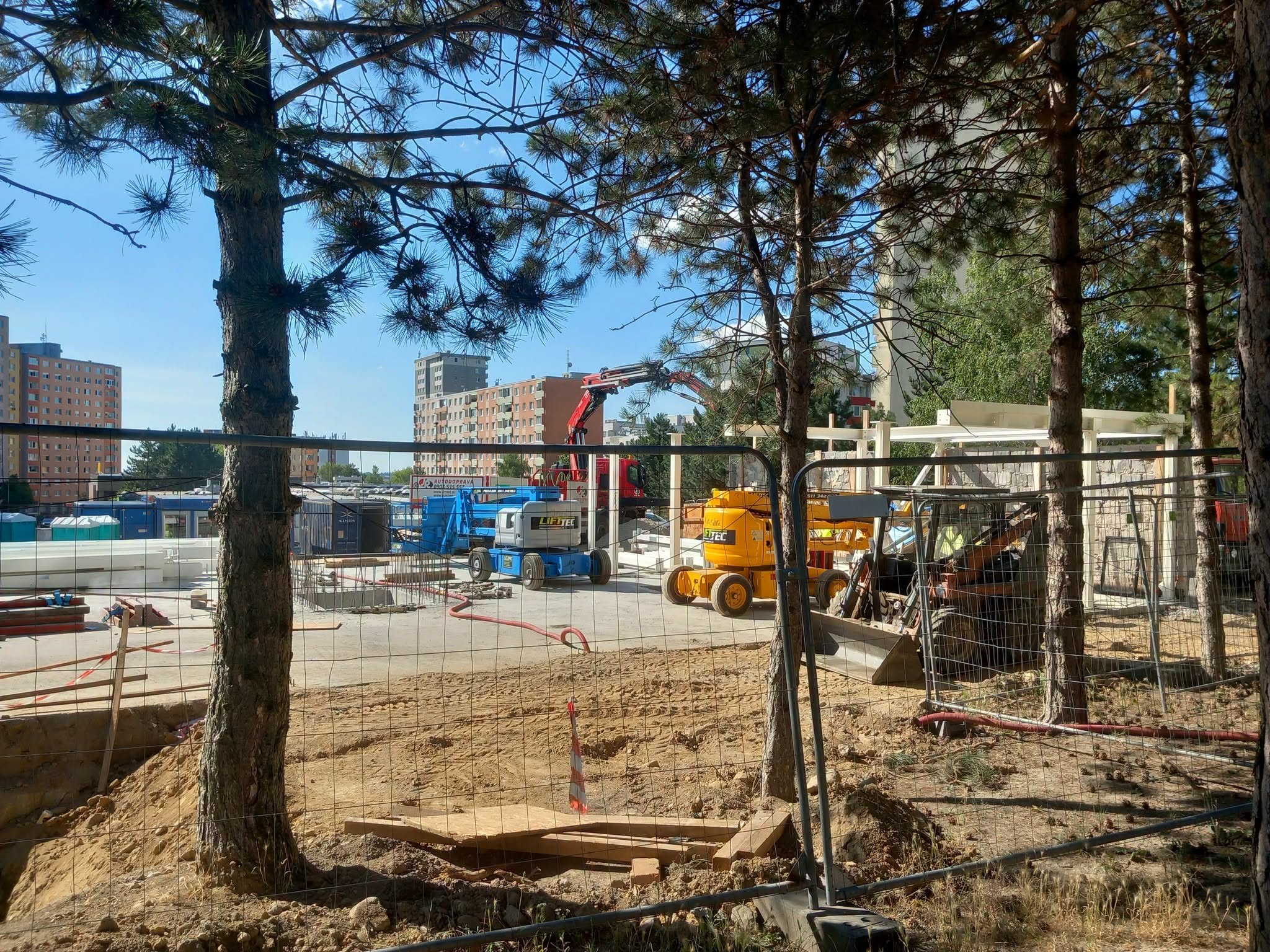 Pohľad na stavenisko - jún 2026