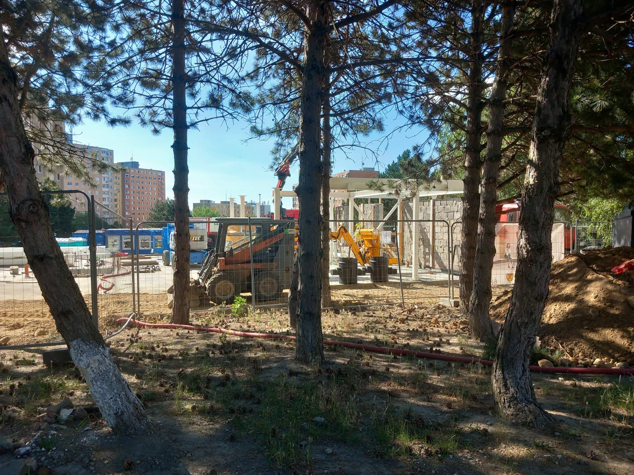 Pohľad na stavenisko - jún 2026