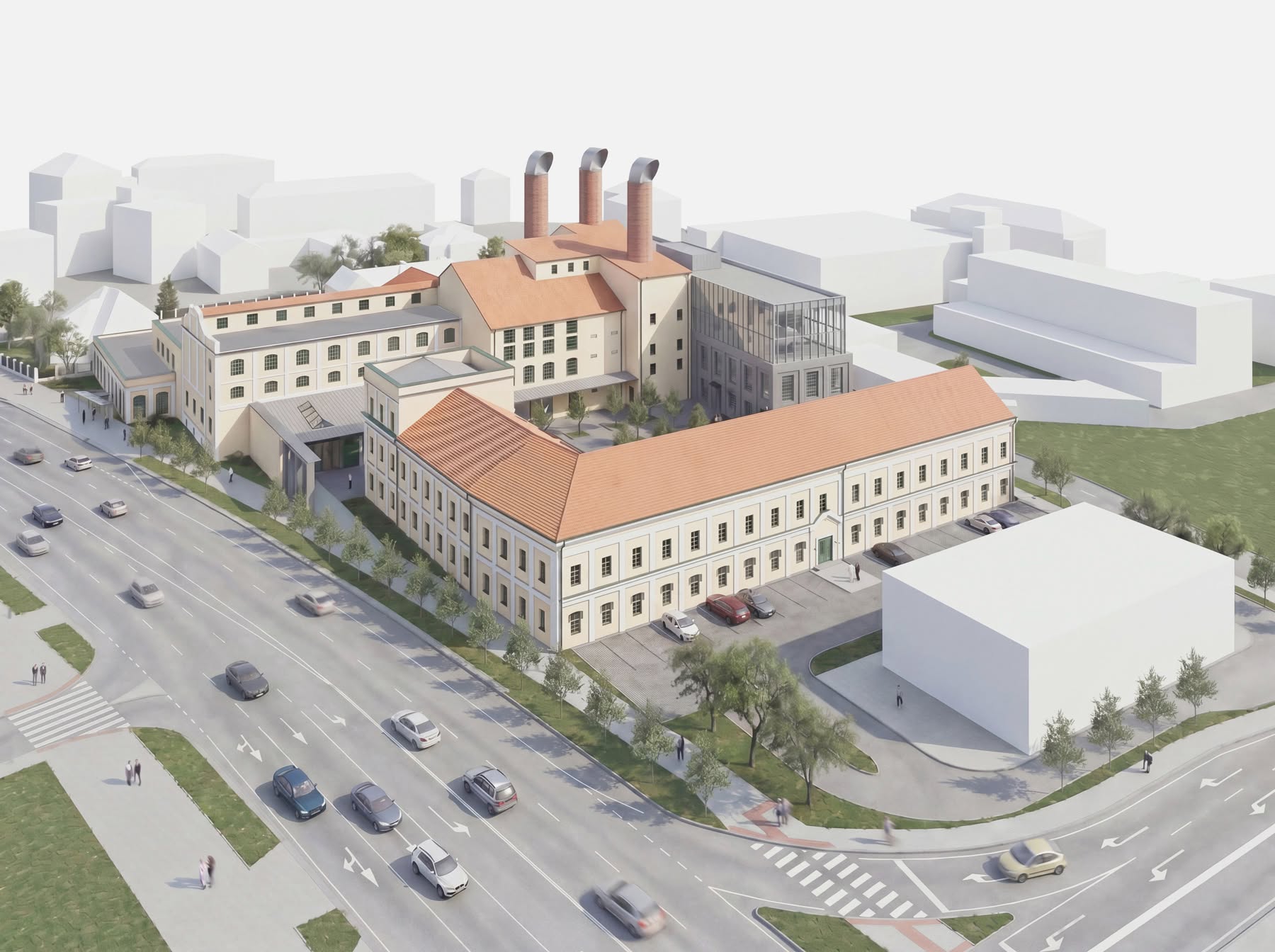 Chátrajúci areál pivovaru v srdci Nitry sa zmení na živé mestské centrum pivovar-nitra-revitalizacia