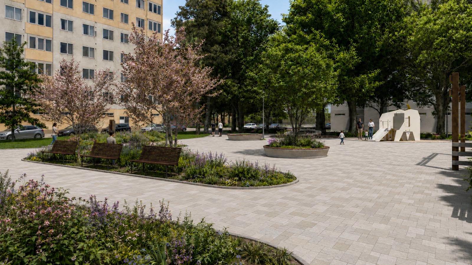 Revitalizácia verejného priestoru pri OC Saratov a parku Fedáková, Bratislava - Dúbravka revitalizacia-oc-saratov-park-fedakova-bratislava-dubravka