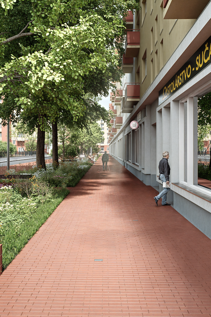 Račianske korzo, Bratislava-Rača