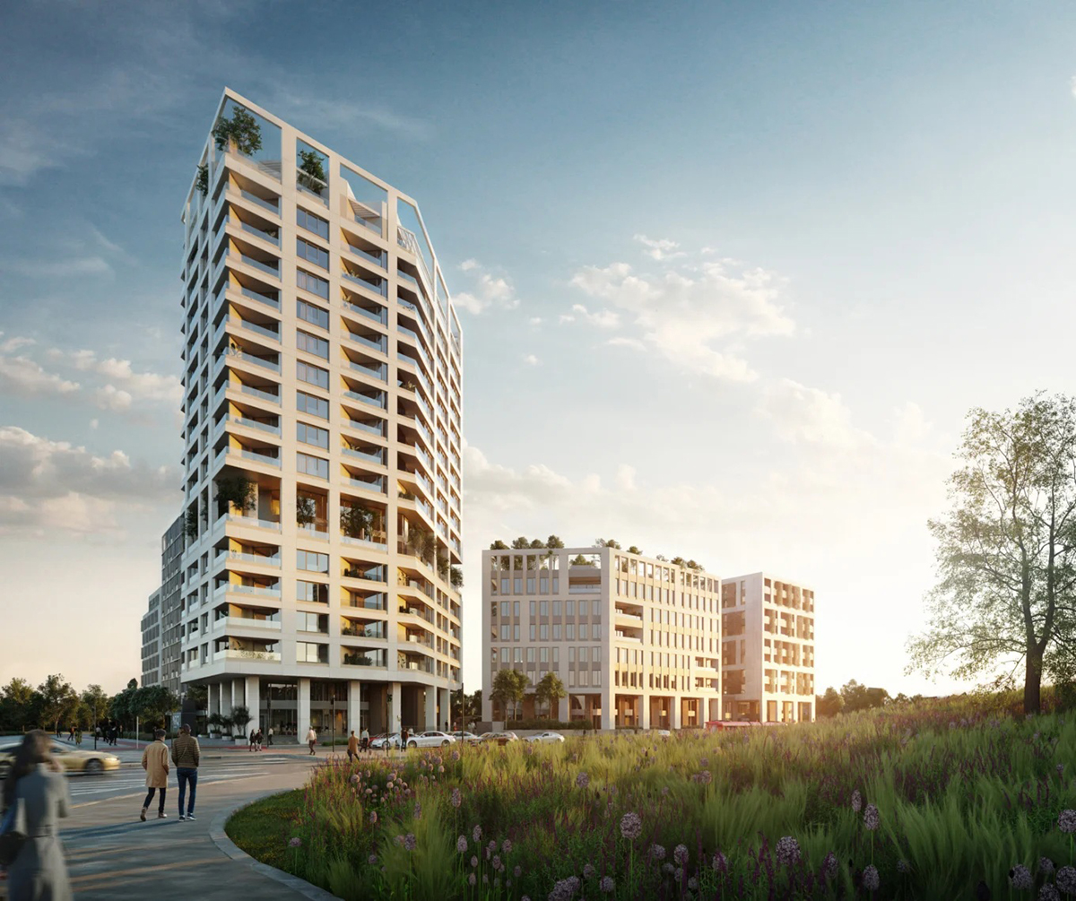 Vizualizácia projektu PARQ Zátišie Vizualizácia projektu PARQ Zátišie, ktorý prinesie bývanie, kancelárie aj nový mestský park.