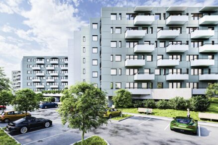 Zámer Diamant 2 tvoria tri obytné objekty na jednej podnoži