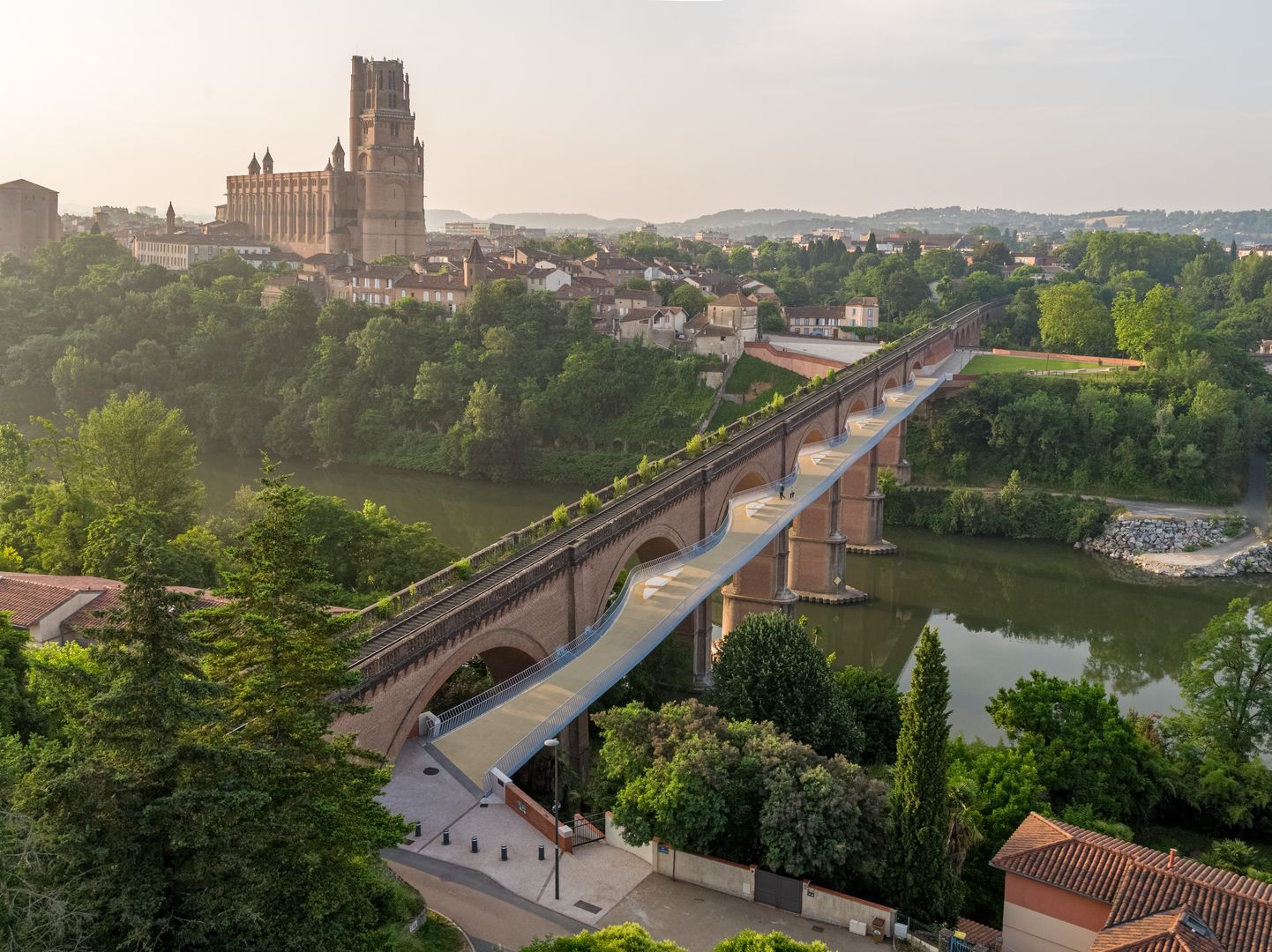 Lávka v Albi, Francúzsko