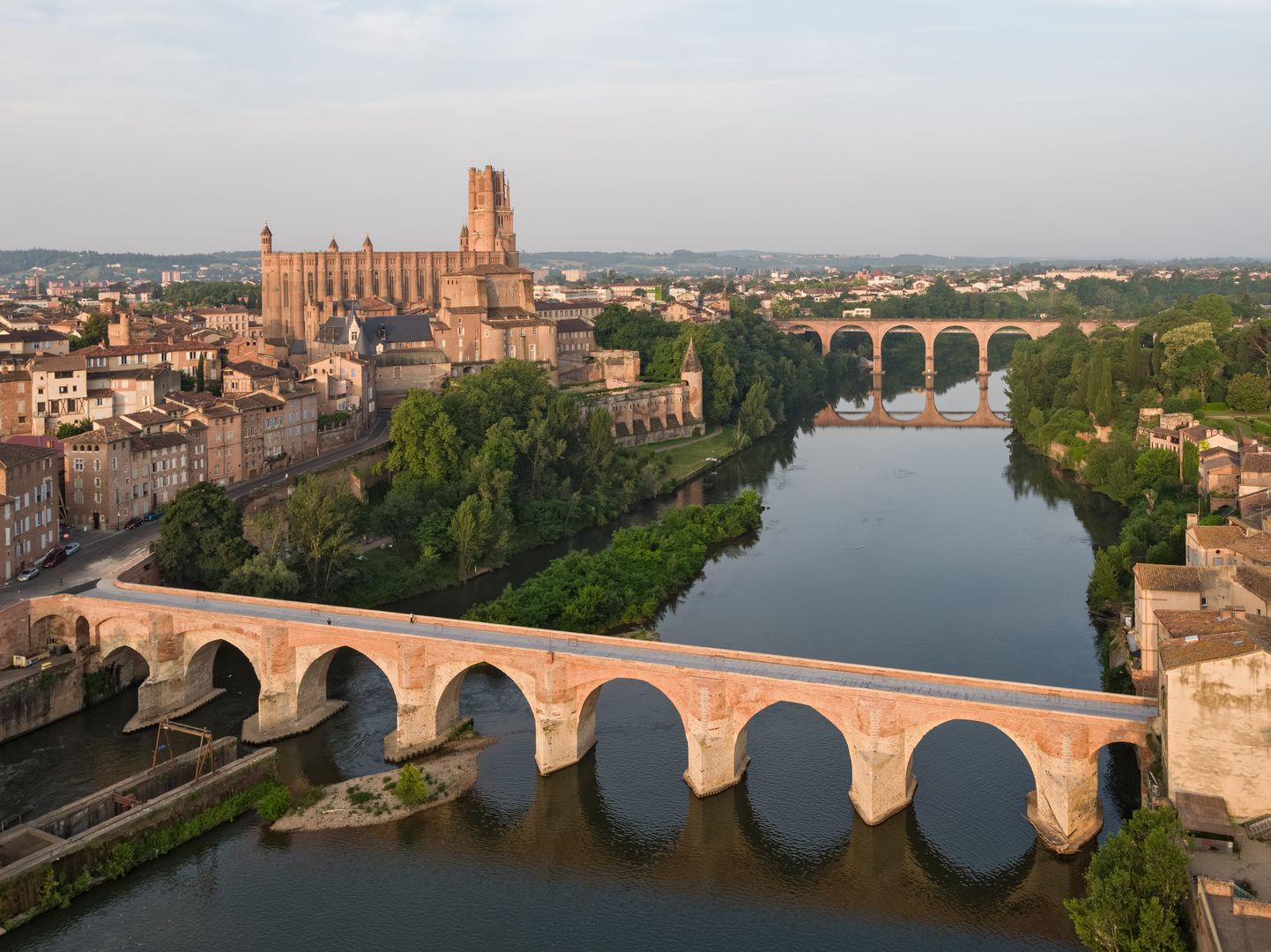 Lávka v Albi, Francúzsko