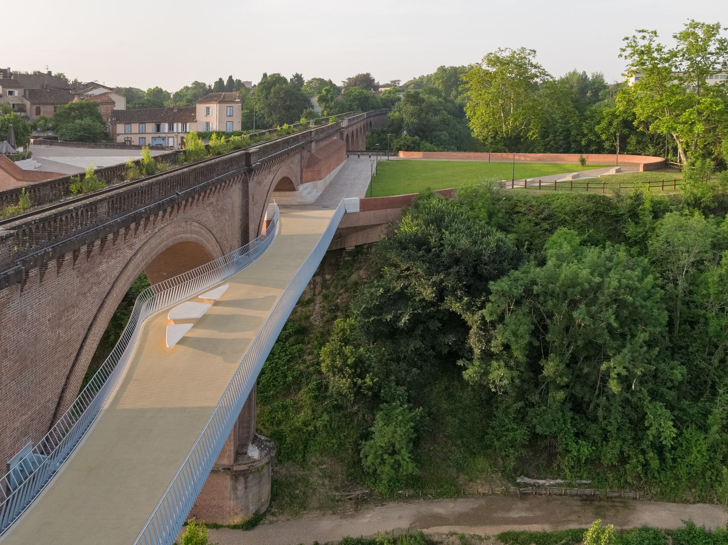 Lávka v Albi, Francúzsko