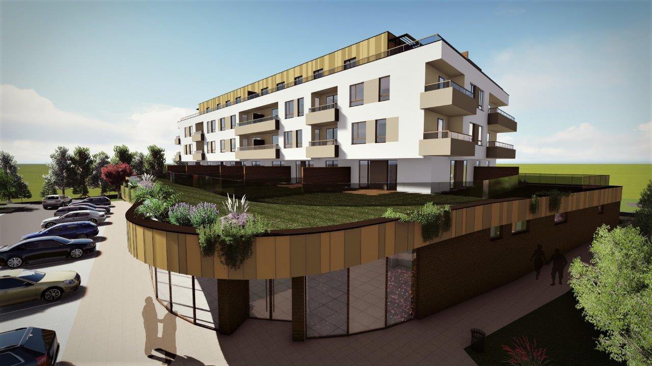 Vizualizácia vznikajúcej štvrte Nová Tehelňa, Senec