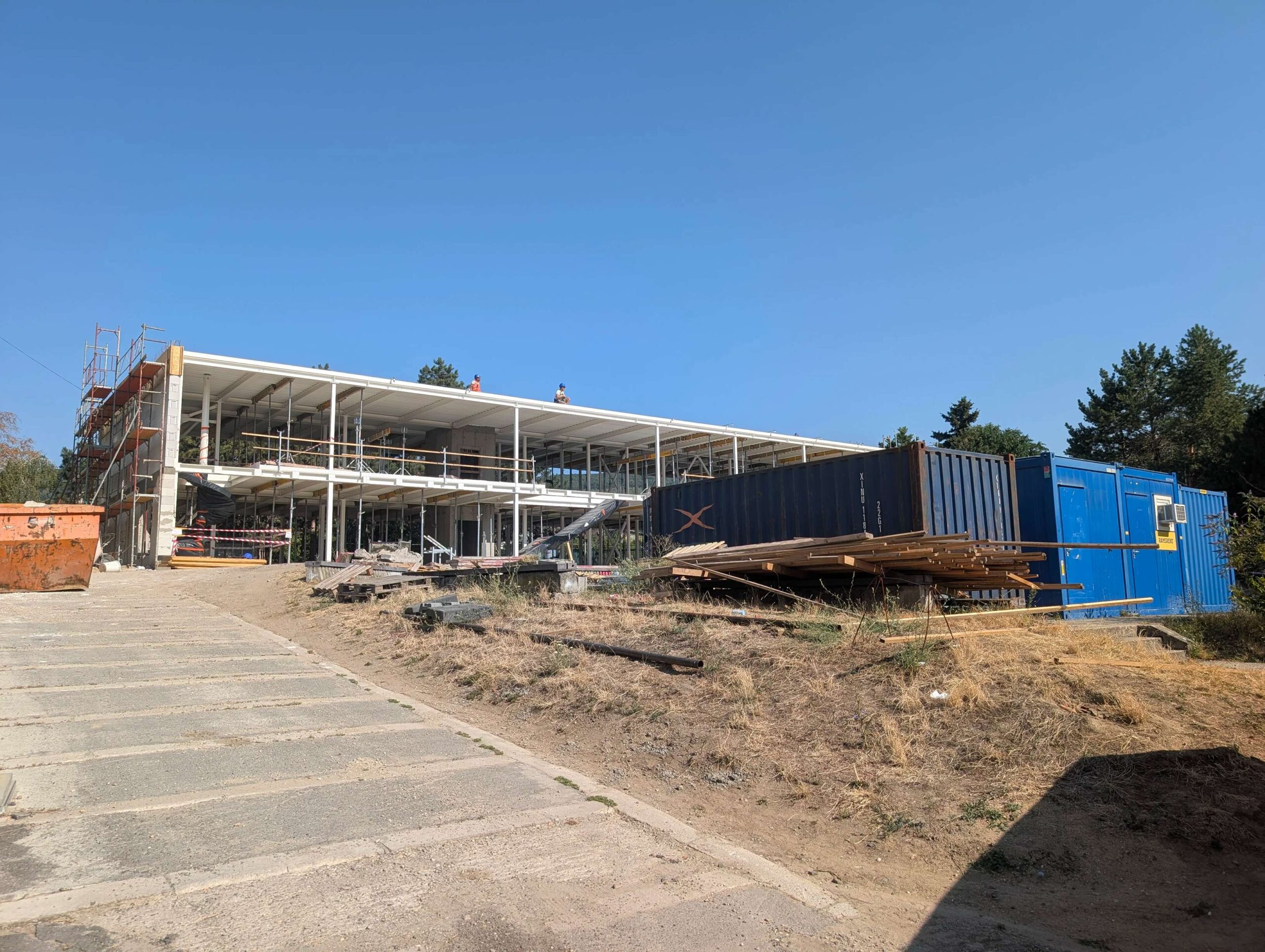 Kultúrne stredisko Žarnovická - priebeh výstavby (august 2026), Bratislava-Rača