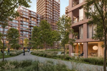 Vnútroblok v lokalite Spartakovská v Trnave od What Architects