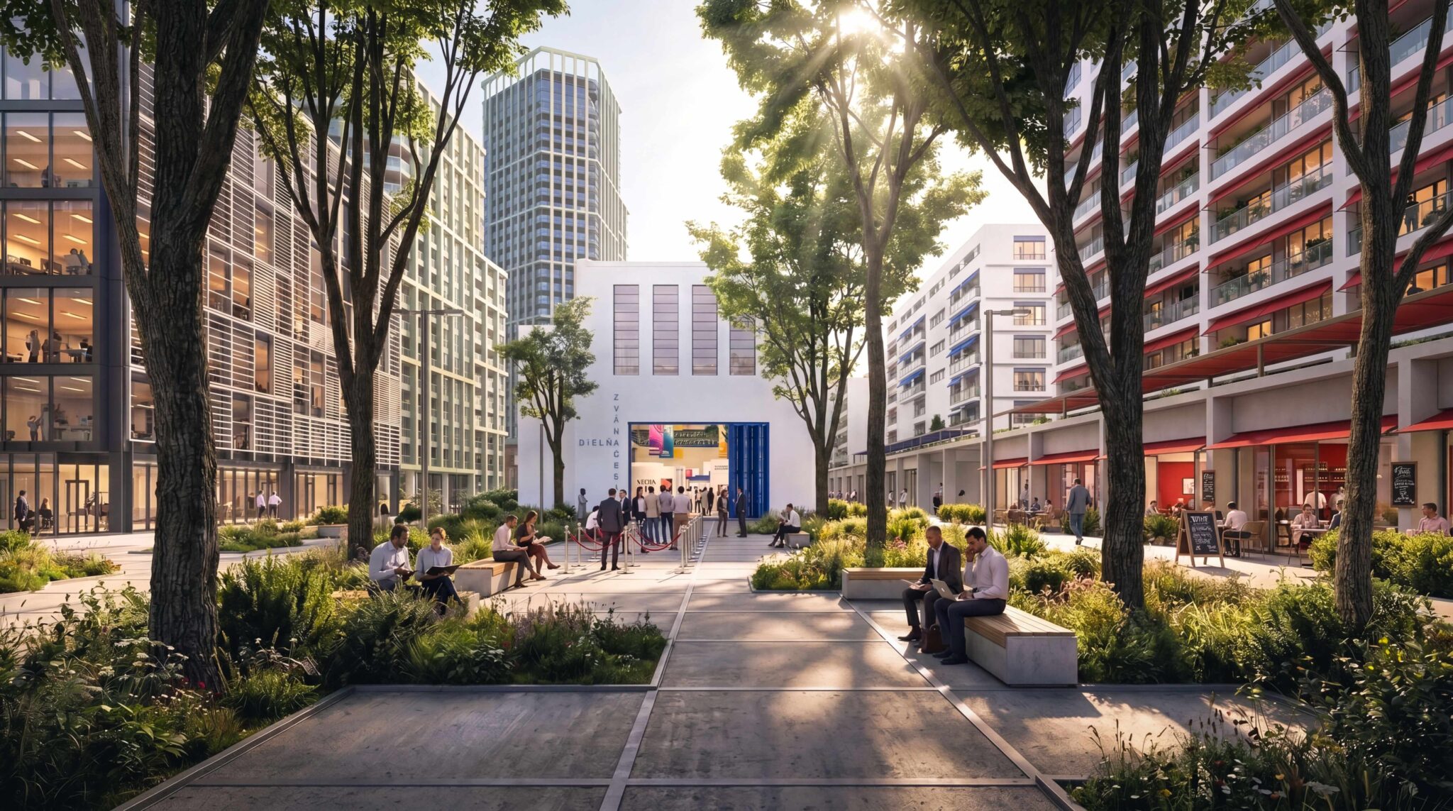 Návrh Zváračáku od londýnskeho architektonického štúdia Studio Egret West v spolupráci s lokálnym partnerom Superatelier.