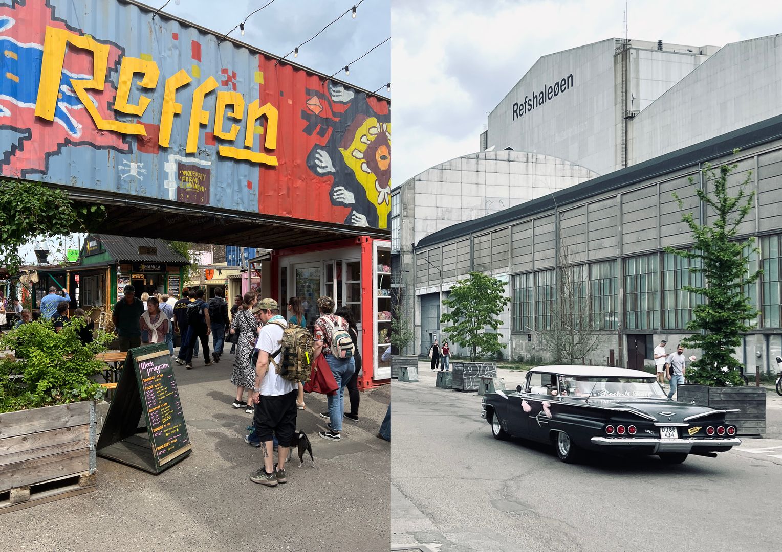 Street food Reffen v štvrti Refshaleøen