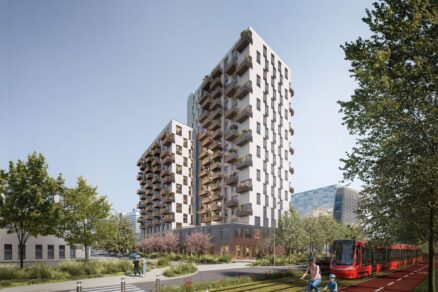 Brenner Residence sa bude nachádzať v blízkosti plánovanej električkovej trate Mlynské nivy bulvár
