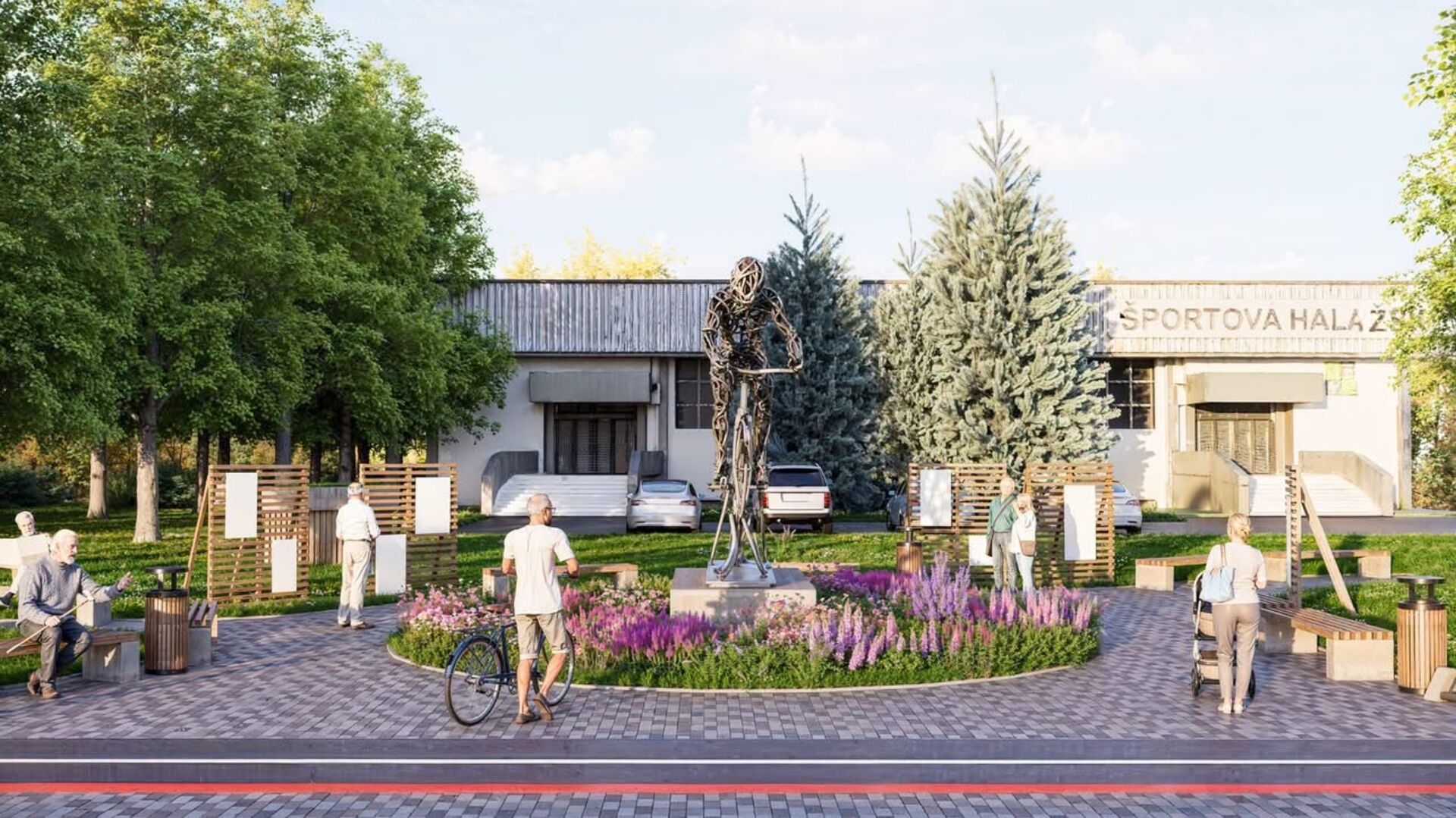Pri športovej hale ŽSK vznikne Park Majstrov park-majstrov-zilina