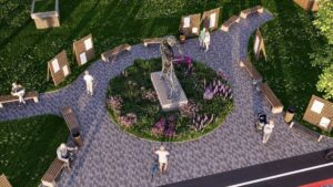 Nový park pre Žilinčanov navrhli študenti. Jeho dominantou bude socha známeho cyklistu