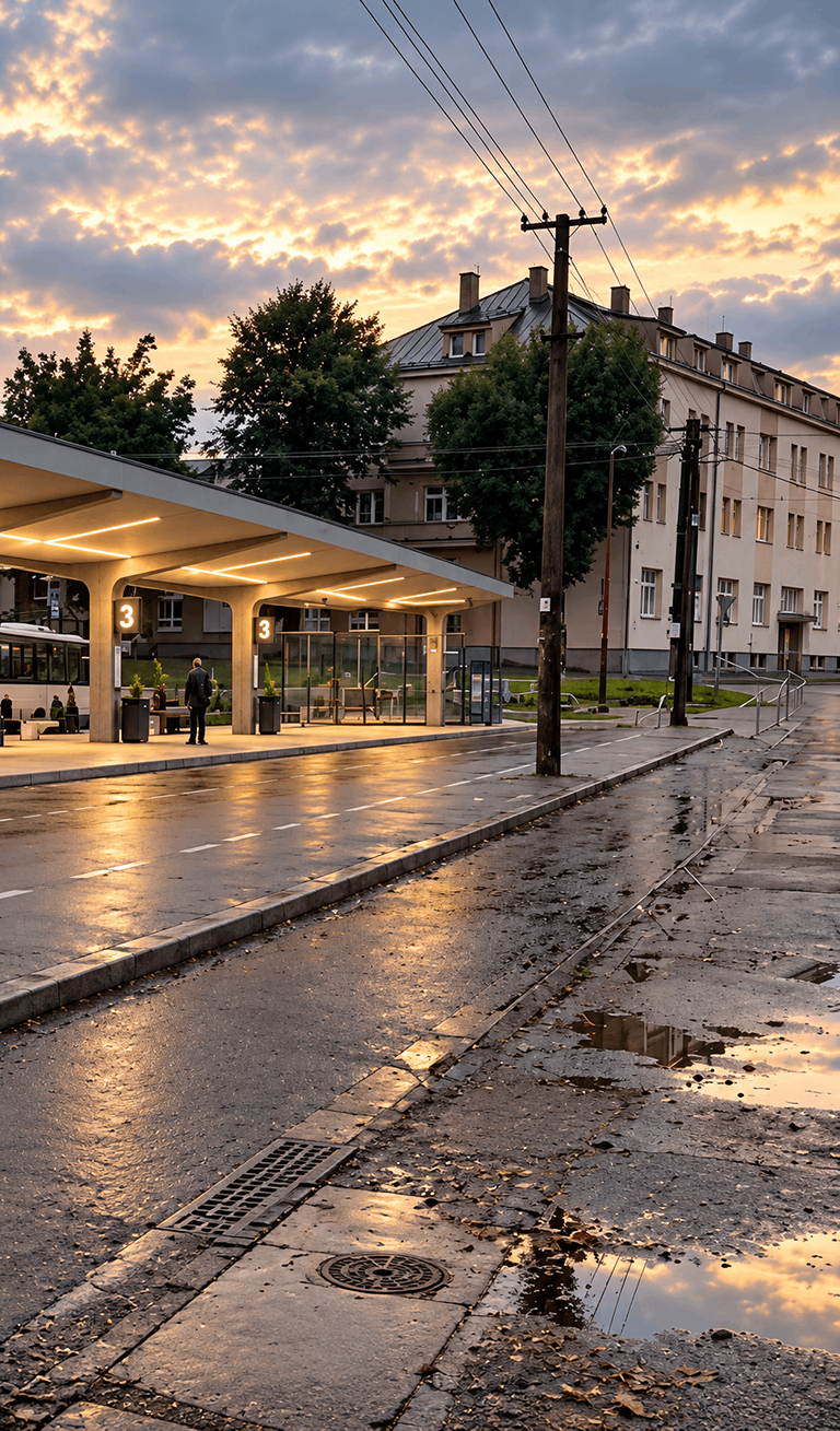 Nová autobusová stanica Rajec
