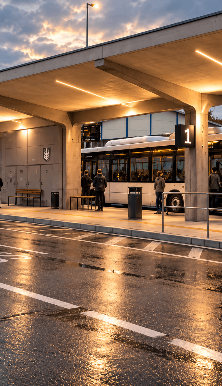 Nová autobusová stanica Rajec