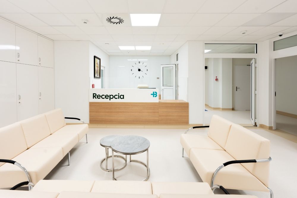 Recepcia v Bardejovskej nemocnici