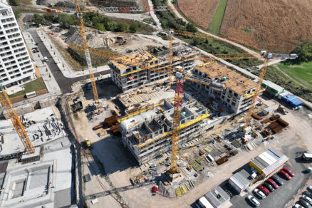 Obytný komplex Slnečnice Nad mestom, aktuálna výstavba