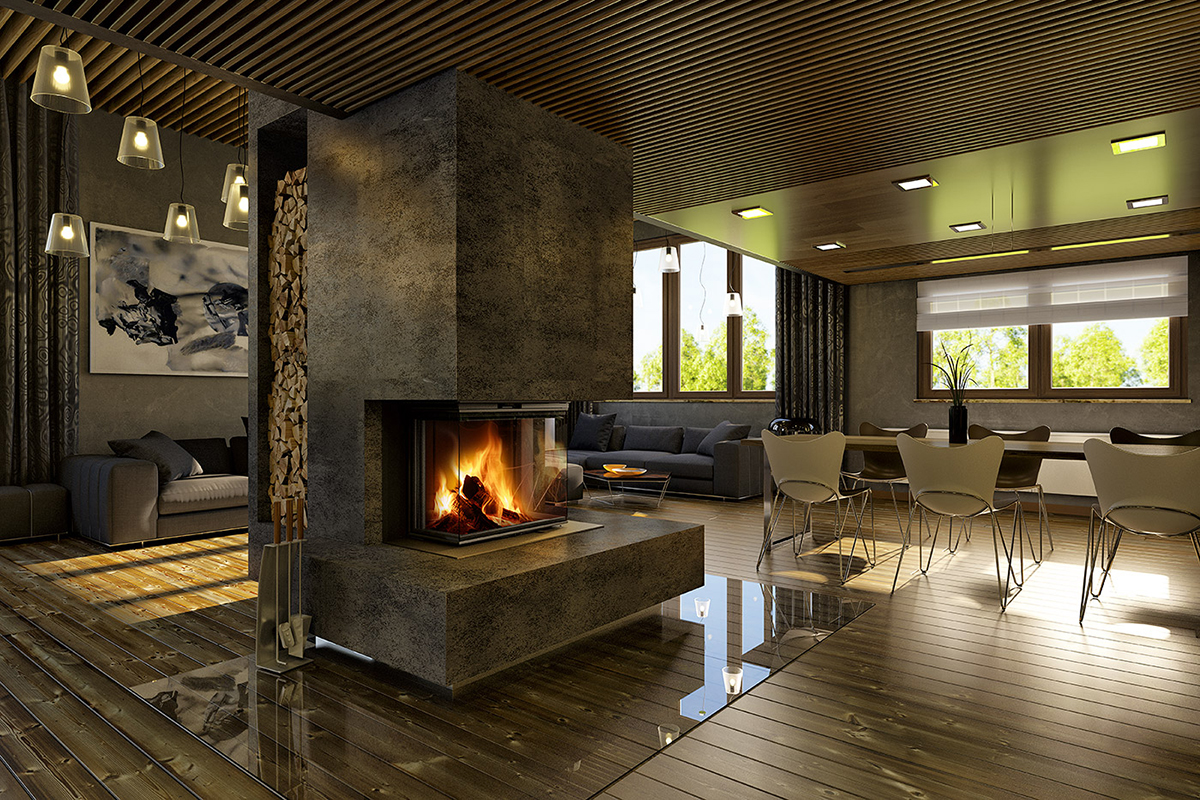 Realizácia krbu s krbovou vložkou IMPRESSION Realizácia krbu s krbovou vložkou IMPRESSION
