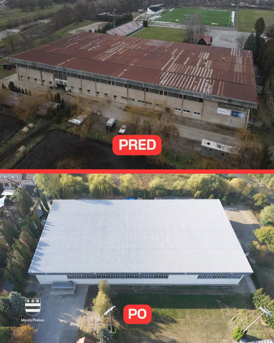 Stará prešovská jazdecká hala dostáva novú podobu.