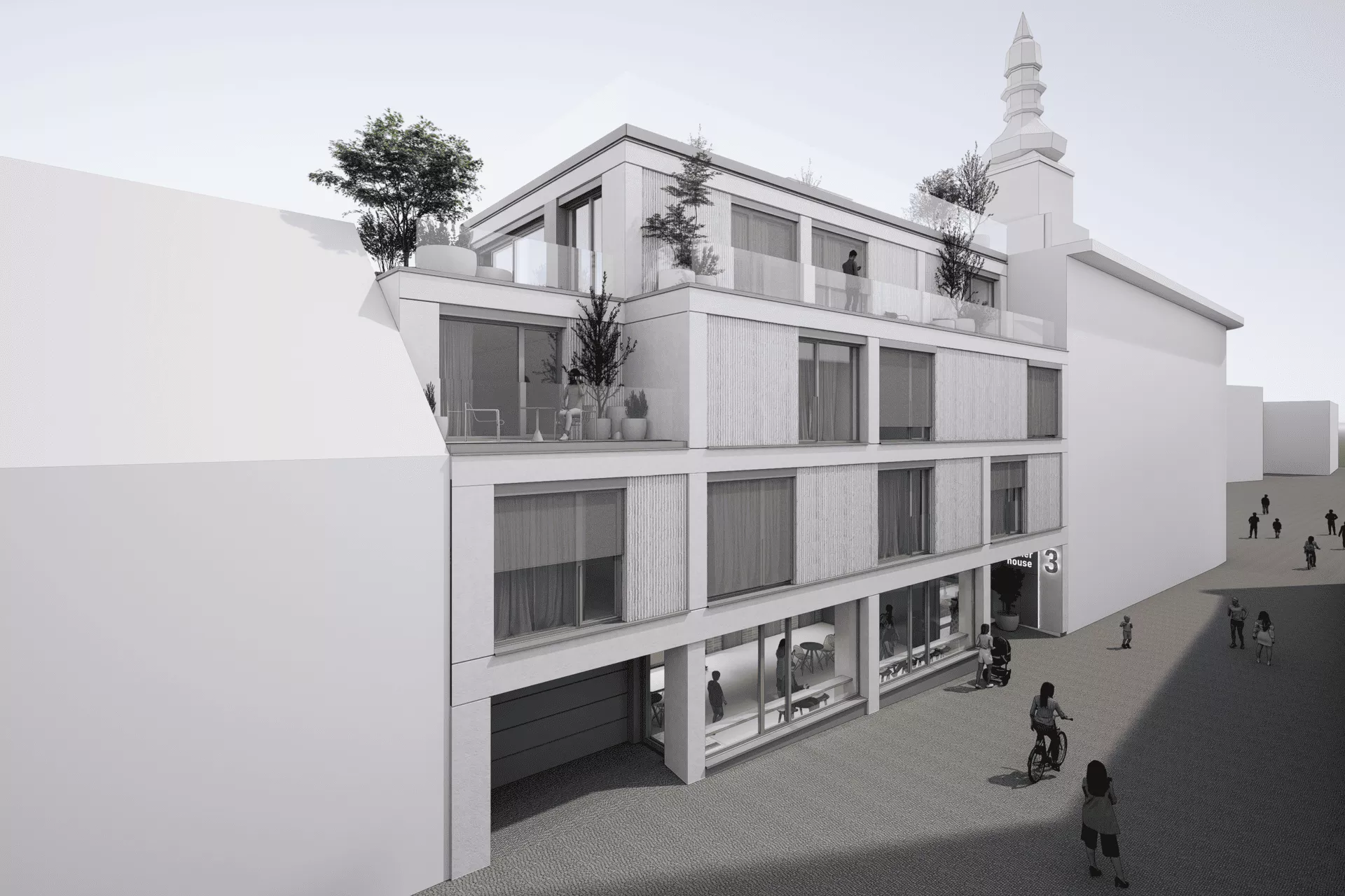 Súčasťou bytového domu bude celkovo 12 bytov a apartmánov.