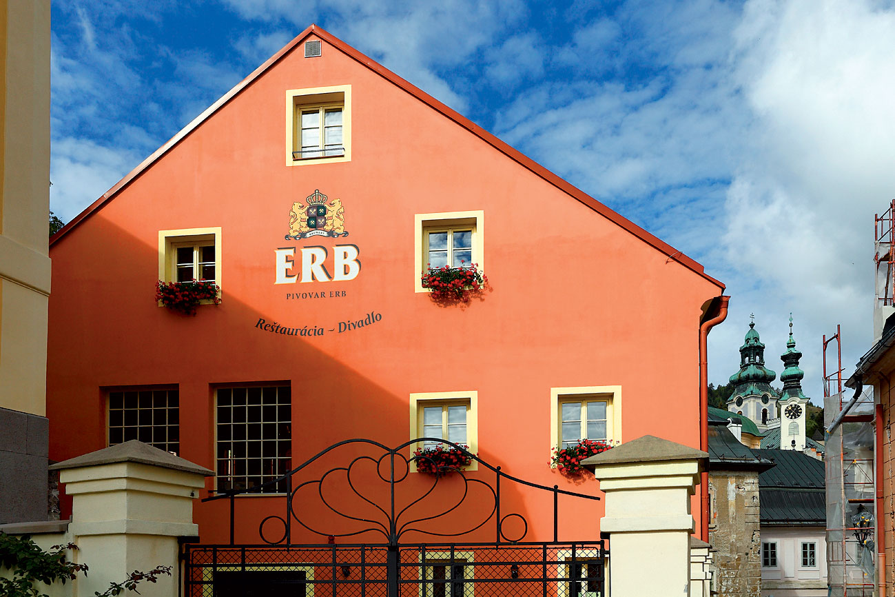 Budova Pivovaru ERB v Banskej Štiavnici