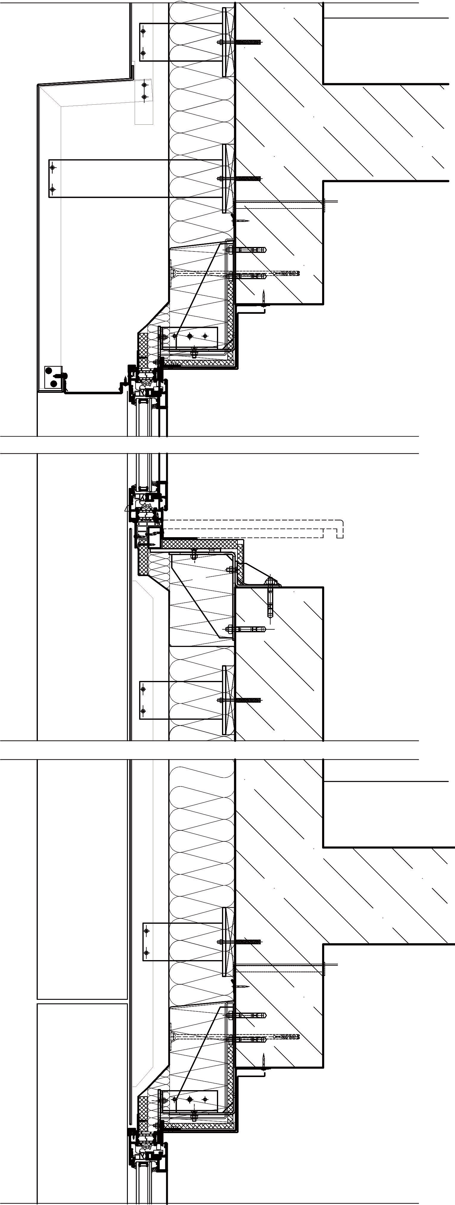 Vertikálny rez typickým poschodím