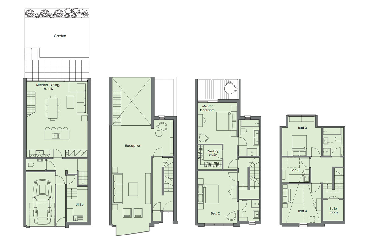 LLI Design   Crouch End   Floorplans