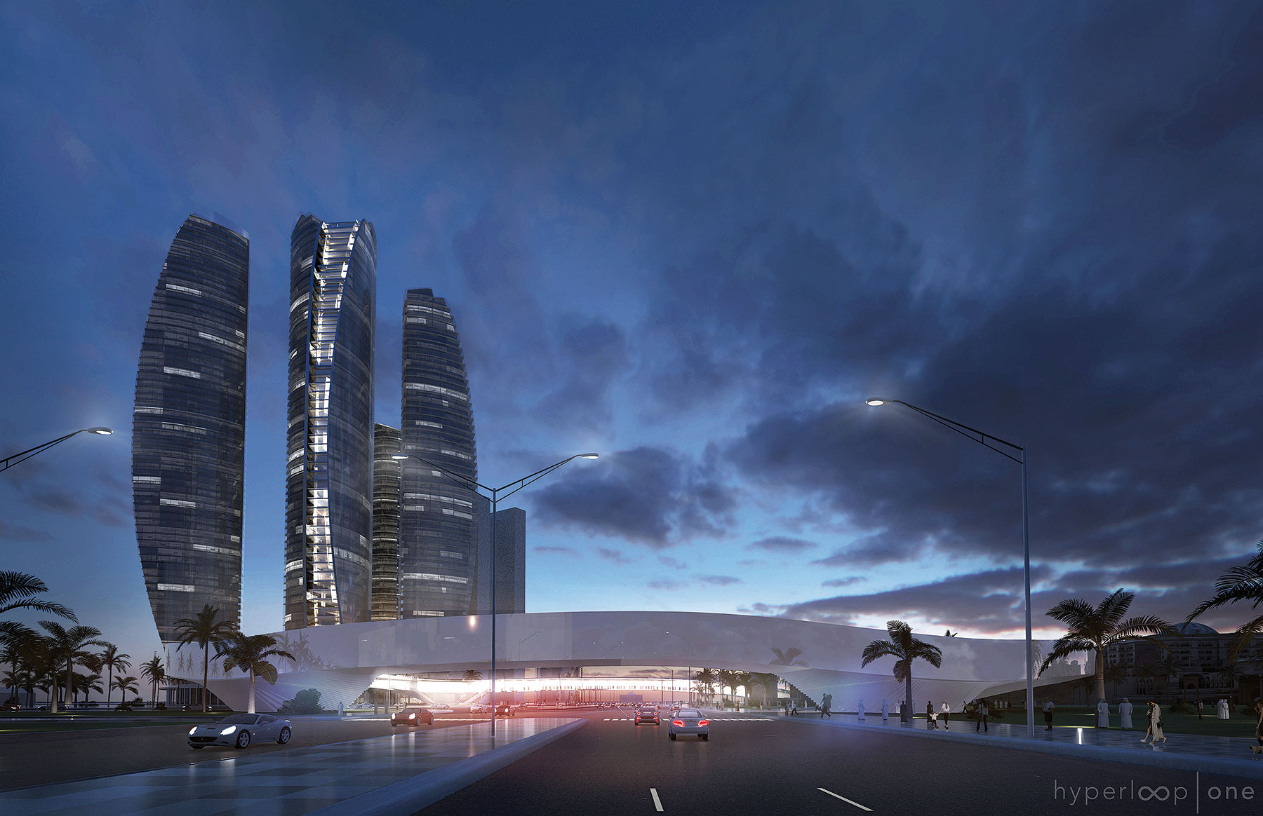 Prepravný terminál navrhli architekti tak, aby zapadol do modernej architektúry Dubaja.