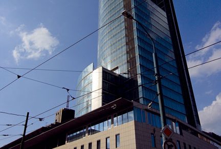 Budova NBS na Ulici Imricha Karvaša. Budova bola slávnostne otvorená dňa 23. mája 2002.