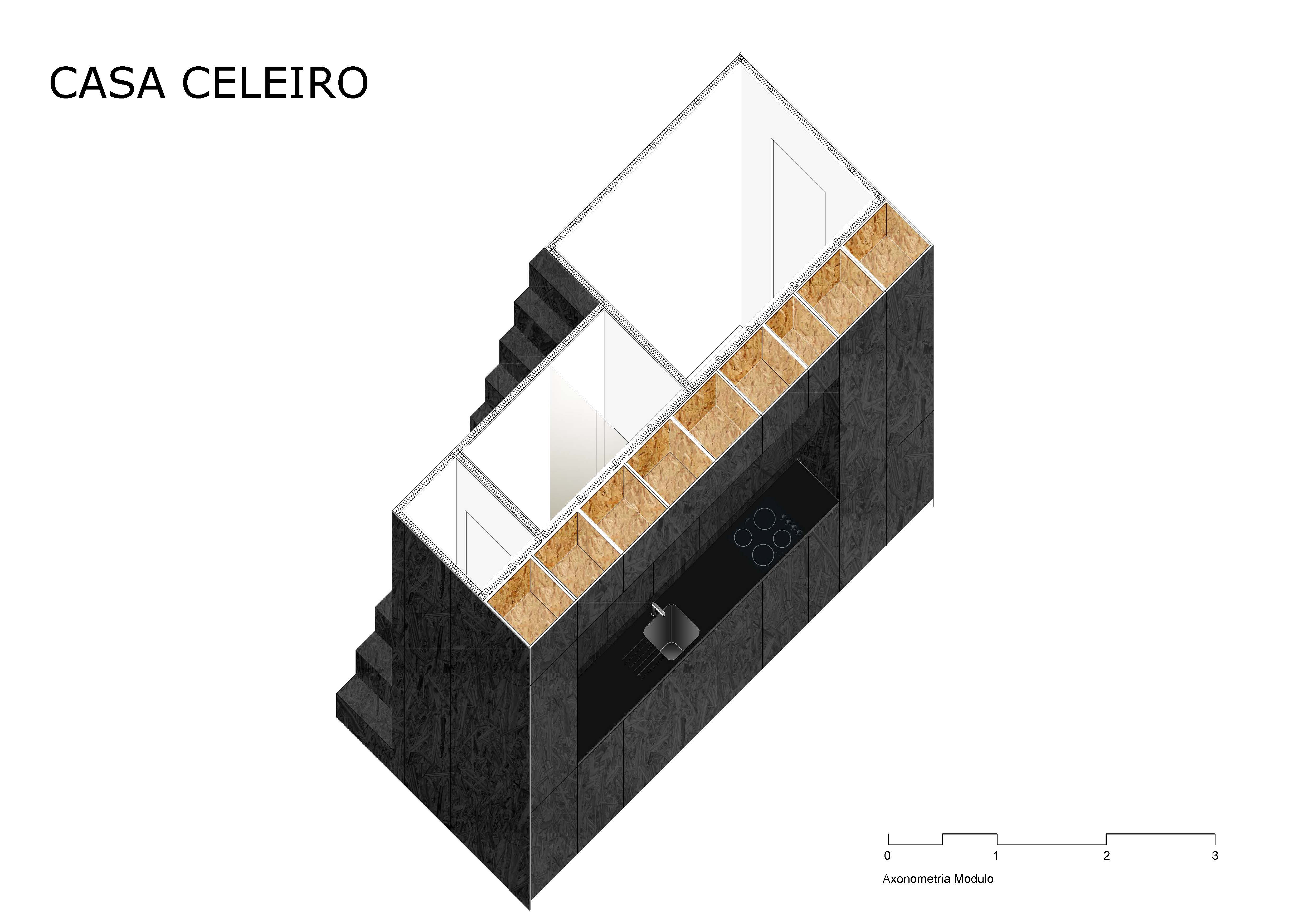 BarnHouse axonometric view